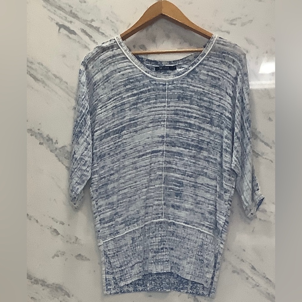 Nic+Zoe - Women’s Open Breeze Linen Blend Lightweight- Sweater, Size S